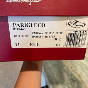 Salvatore Ferragamo brand new suede driver.